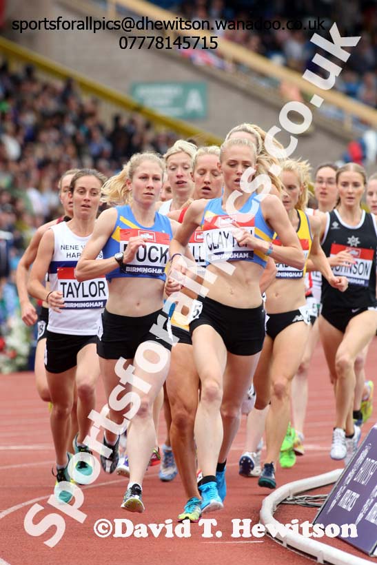 Womens 5000 metres, British Championships, Birmingham. Photo: David T. Hewitson/Sports for All Pics